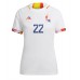 Billige Belgia Charles De Ketelaere #22 Bortetrøye Dame VM 2022 Kortermet